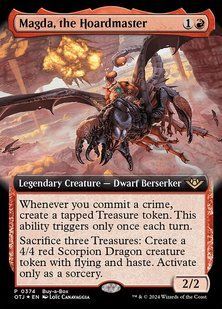 Magda, the Hoardmaster &mdash; Magic: The Gathering, Outlaws of Thunder Junction #374, Foil, English &mdash; фото товару