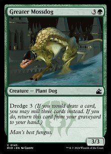 Greater Mossdog &mdash; Magic: The Gathering, Ravnica Remastered #145, Non-foil, English &mdash; фото товару