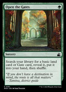 Open the Gates &mdash; Magic: The Gathering, Ravnica Remastered #151, Non-foil, English &mdash; фото товару