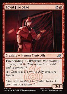 Loyal Fire Sage &mdash; Magic: The Gathering, Avatar: The Last Airbender Eternal #242, Non-foil, English &mdash; фото товару