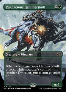 Pugnacious Hammerskull &mdash; Magic: The Gathering, The Lost Caverns of Ixalan #328, Non-foil, English &mdash; фото товару