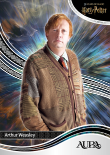 Колекційна карта Arthur Weasley &mdash; 2026 Kakawow Aura Harry Potter 25th Anniversary &mdash; фото товару