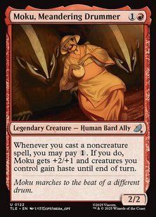 Moku, Meandering Drummer &mdash; Magic: The Gathering, Avatar: The Last Airbender Eternal #122, Non-foil, English &mdash; фото товару