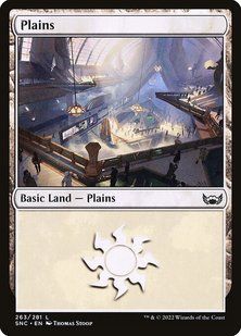 Plains &mdash; Magic: The Gathering, Streets of New Capenna #263, Non-foil, English &mdash; фото товару