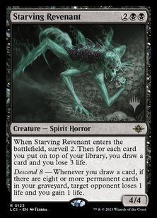 Starving Revenant &mdash; Magic: The Gathering, The Lost Caverns of Ixalan Promos #123p, Non-foil, English &mdash; фото товару