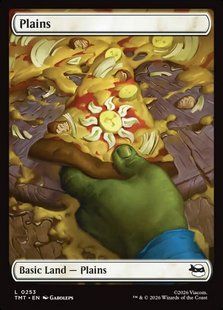 Plains &mdash; Magic: The Gathering, Teenage Mutant Ninja Turtles #253, Foil, English &mdash; фото товару
