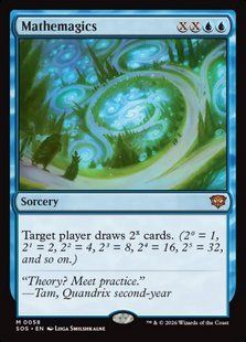 Mathemagics &mdash; Magic: The Gathering, Secrets of Strixhaven #58, Non-foil, English &mdash; фото товару