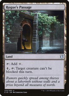 Rogue's Passage &mdash; Magic: The Gathering, Commander 2019 #270, Non-foil, Russian &mdash; фото товару