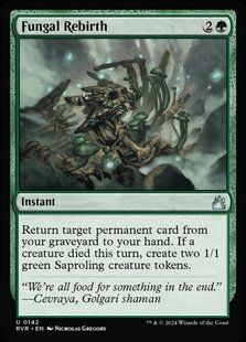 Fungal Rebirth &mdash; Magic: The Gathering, Ravnica Remastered #142, Non-foil, English &mdash; фото товару