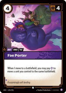 Карта Fae Porter випуску Riftbound: Spiritforged &mdash; фото товару