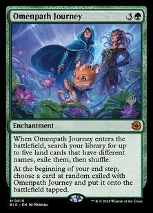 Omenpath Journey &mdash; Magic: The Gathering, The Big Score Promos #18p, Foil, English &mdash; фото товару