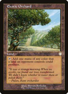 Exotic Orchard &mdash; Magic: The Gathering, The Brothers' War Commander #185, Non-foil, English &mdash; фото товару