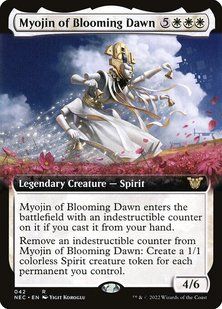 Myojin of Blooming Dawn &mdash; Magic: The Gathering, Neon Dynasty Commander #42, Non-foil, English &mdash; фото товару