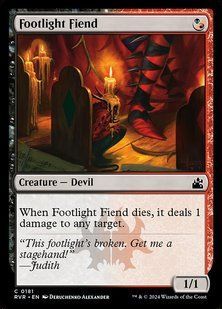 Footlight Fiend &mdash; Magic: The Gathering, Ravnica Remastered #181, Non-foil, English &mdash; фото товару