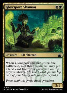 Glowspore Shaman &mdash; Magic: The Gathering, Ravnica Remastered #184, Non-foil, English &mdash; фото товару