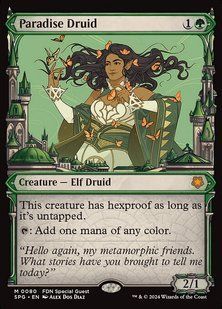 Paradise Druid &mdash; Magic: The Gathering, Special Guests #80, Non-foil, English &mdash; фото товару