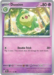 Карта Duosion (TEF #071) - Pokemon TCG Temporal Forces &mdash; фото товару