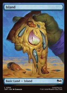 Island &mdash; Magic: The Gathering, Teenage Mutant Ninja Turtles #254, Foil, English &mdash; фото товару