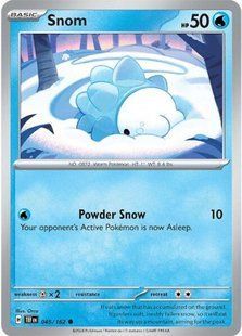 Голографічна карта Snom (TEF #045) - Pokemon TCG Temporal Forces &mdash; фото товару