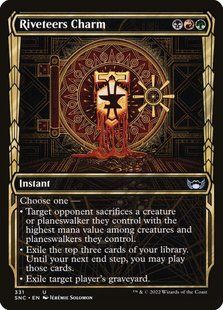 Riveteers Charm &mdash; Magic: The Gathering, Streets of New Capenna #331, Foil, English &mdash; фото товару