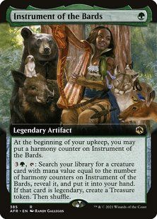 Instrument of the Bards &mdash; Magic: The Gathering, Adventures in the Forgotten Realms #385, Non-foil, English &mdash; фото товару