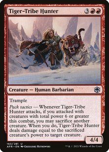 Карта Tiger-Tribe Hunter afr/163/en/foil фото
