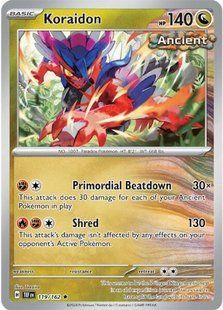 Голографічна карта Koraidon (TEF #119) - Pokemon TCG Temporal Forces &mdash; фото товару