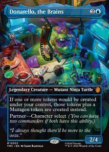 Donatello, the Brains &mdash; Magic: The Gathering, Teenage Mutant Ninja Turtles Eternal #2, Foil, English &mdash; фото товару