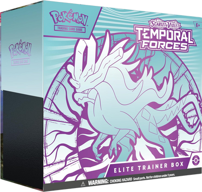 Набір тренера ETB (Elite Trainer Box) Walking Wake випуску Temporal Forces  - Pokémon TCG: Scarlet & Violet pkm-tef-01 фото